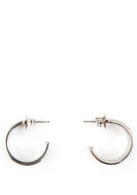 numeric signature hoop earrings woman silver MM6 MAISON MARGIELA | SM7VG0056 SV0310951